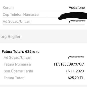 Vodafone Habersiz Yapılan Taahhüt