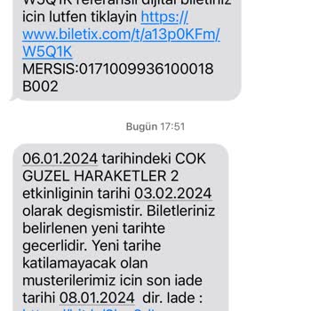 Biletix Ertelenen Gösteri İçin Acil Çözüm Talebi