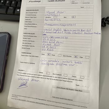 Sürat Kargo Uygunsuzlukları Ve Maddi, Manevi Mağduriyeti.