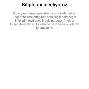 Instagram Hesabın İnceleniyor Denilmesi
