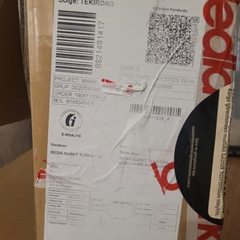 Media Markt Boş Kutu Gönderdi
