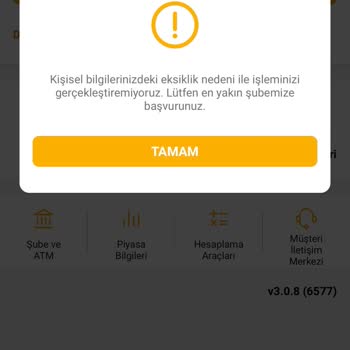 VakıfBank Kimlik Güncelleme Hatası