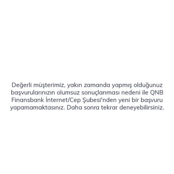 QNB Finansbank Yeni Müşterilere Özel İhtiyaç Kredisi