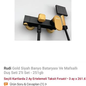 Rudi Banyo Bataryası Yanlış Geldi