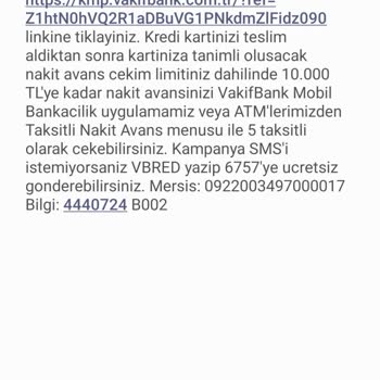 VakıfBank 10.000 TL Faizsiz Kredi