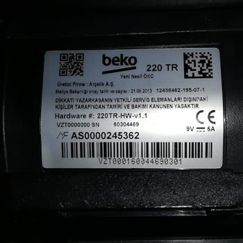 Beko 220tr H60 Hatası