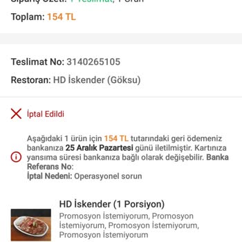 Trendyol Yemek Müşteri Ayrımı Yapılıyor