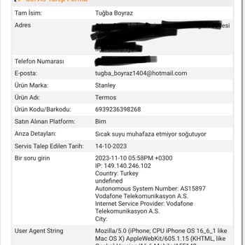 Stanley Termos Sıcak İçeceği Muhafaza Etmiyor