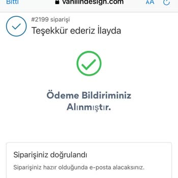 Vanilin Design Butik Hesabı Yalancı Şikayet Var