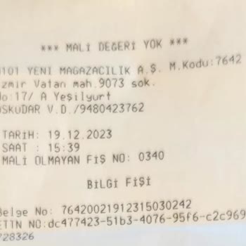 A101Market Hadi Kamp.