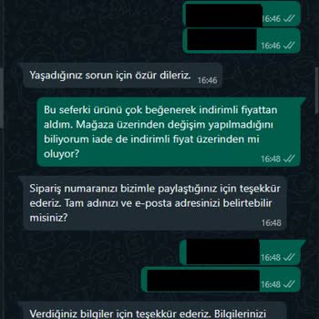 Zara İndirimli Alınan Ürünleri Kusurlu Gönderip İadeye Zorluyor.