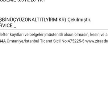 Ziraat Bankası İznim Dışında Para Kesilmiştir