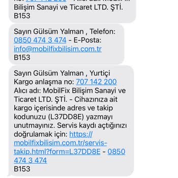 Xiaomi Akıllı Saat Teknik Servisten Gelmemesi