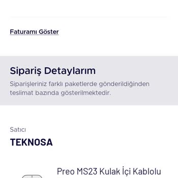 Teknosa'nın 2. El Ve Arızalı Ürün Göndermesi