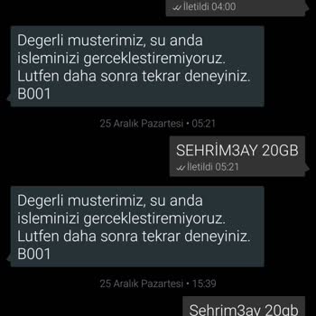 TT Mobil Numara Taşıma Ve Tarife Geçişi Pişmanlığı