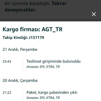 Amazon Aldığım Ürünü Göndermiyor. Gönderi, Kargo, İade Sorunu.