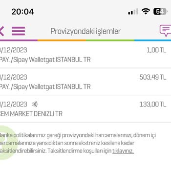 QNB Finansbank Enpara Bilgim Dışında Harcama Mağduriyet Diz Boyu