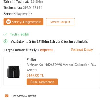 PHILIPS Ev Aletleri Philips Airfryer Aşırı Duman Yapıyor