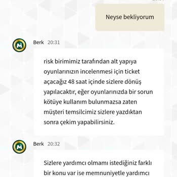 Musclebet Kazanç Ödemesi Yapmıyor