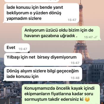 The Green Park Hotels and Resorts Hava Koşullarından Dolayı Kayak Yapamama Durumu Ve İade Sorunu