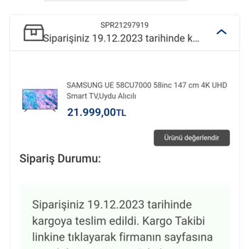 Vatan Bilgisayar Sipariş İptali Halen Yapılmadı