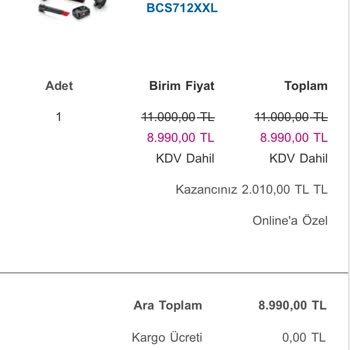 Bosch Ürün Teslim Edilmeme