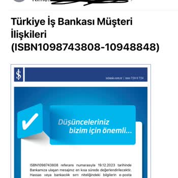 İş Bankası Tarafından Çözülemeyen Teslimat