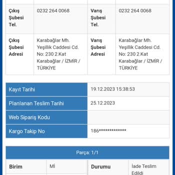 Sürat Kargo Kapıya Kadar Gelmiyor.