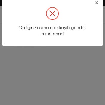 Ebebek Tarafından Gönderilmeyen Kargo