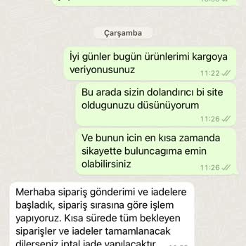 Nare Giyimin Siparişleri