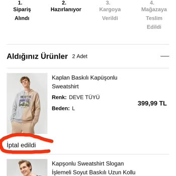 Koton Kampanyadan İndirimli Ürün Satıp Sonra Habersizce İptal Etme