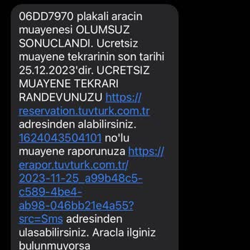 TÜVTÜRK Tüvtürk Randevu Mağduriyeti