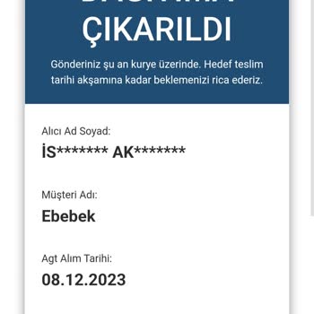 AGT Kargo Teslimat Gecikmesi