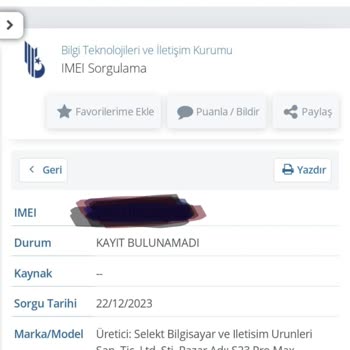 Reeder S23 Pro Kayıt Dışı Cihaz