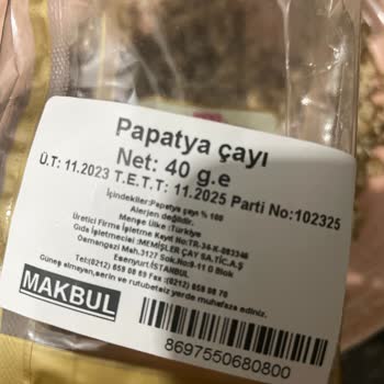 Makbul Papatya Çayının İçinde Strafor Köpük Var?