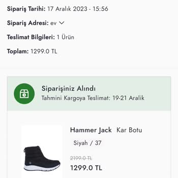 Boyner Stoktaki Ürünü Temin Edemiyor Kargo Yapmıyor Sözünü Tutmuyor