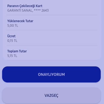 Samsung S Wallet Para Yükleme Sorunu.
