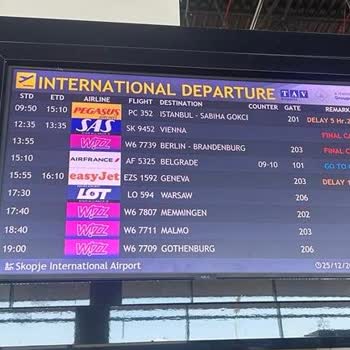 Pegasus Uçuşlarda Gecikme, Rötar.