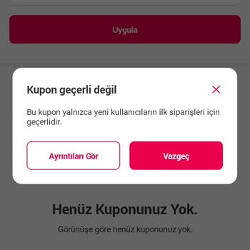 Yemeksepeti İlk Siparişte İndirim Kodu Yalanı
