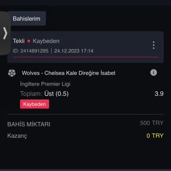 Marsbahis Kazanan Kuponu Kaybetti Gösteriyor