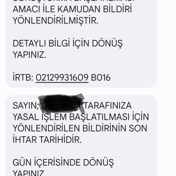 0541 457 37 59 Hukuki Süreç Tehdidi Ve Rahatsızlığı