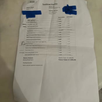A101 Kapıda Eksik Teslimat