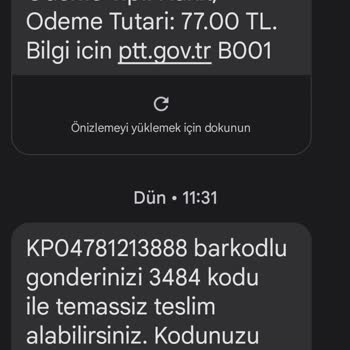 PTT Kargo Kargo Teslim Edilmedi Kargomu Adrese Teslim Edilsin