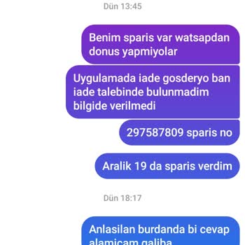 Sneakerhane Para İadesi İstiyorum