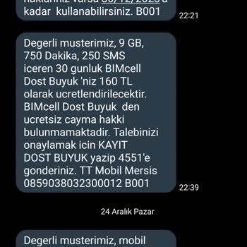 Bimcell Paket Açma Sorunu Devam