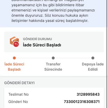 Trendyol Expres İn Kendi Kendisine Ürünümü İade Etmesi