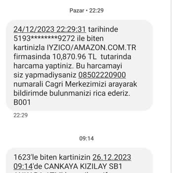 Amazon Almadığım Ürün Yüzünden Benim Hesabımdan Para Çekilmiş