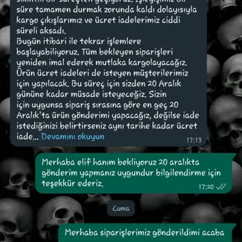 Nare Giyim Online Alışveriş Siparişim Gecikti Ve Bilgi Alamıyorum
