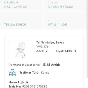 Horoz Lojistik Belirttiği Tarihlerde Teslimat Yapmıyor
