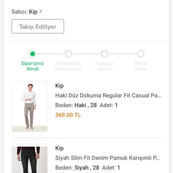 KİP Sipariş Sonrası İlgisizlik